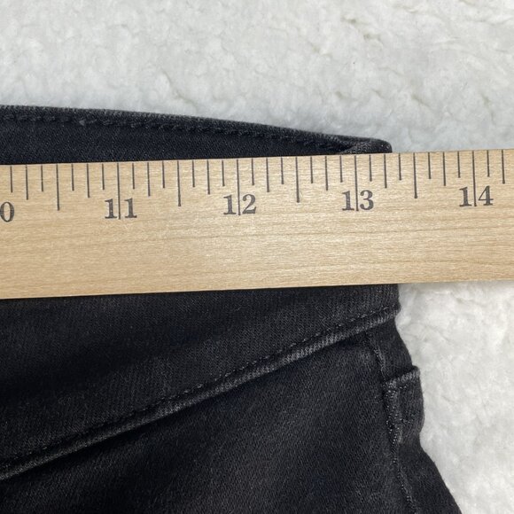 Lucky Brand Jeans Womens Sz 0/25 Black Ava Mid Rise Super Skinny Denim 26x27 - Picture 6 of 15